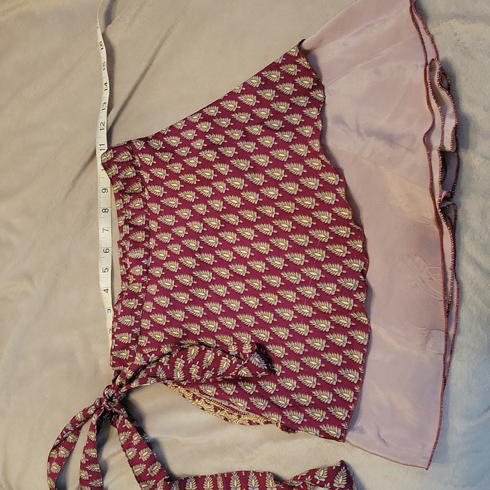 Mini wrap skirt
